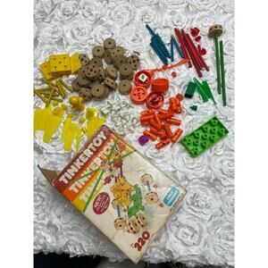 Tinker Toy Set #220 Vintage 1983 Building Set by Child Guidance